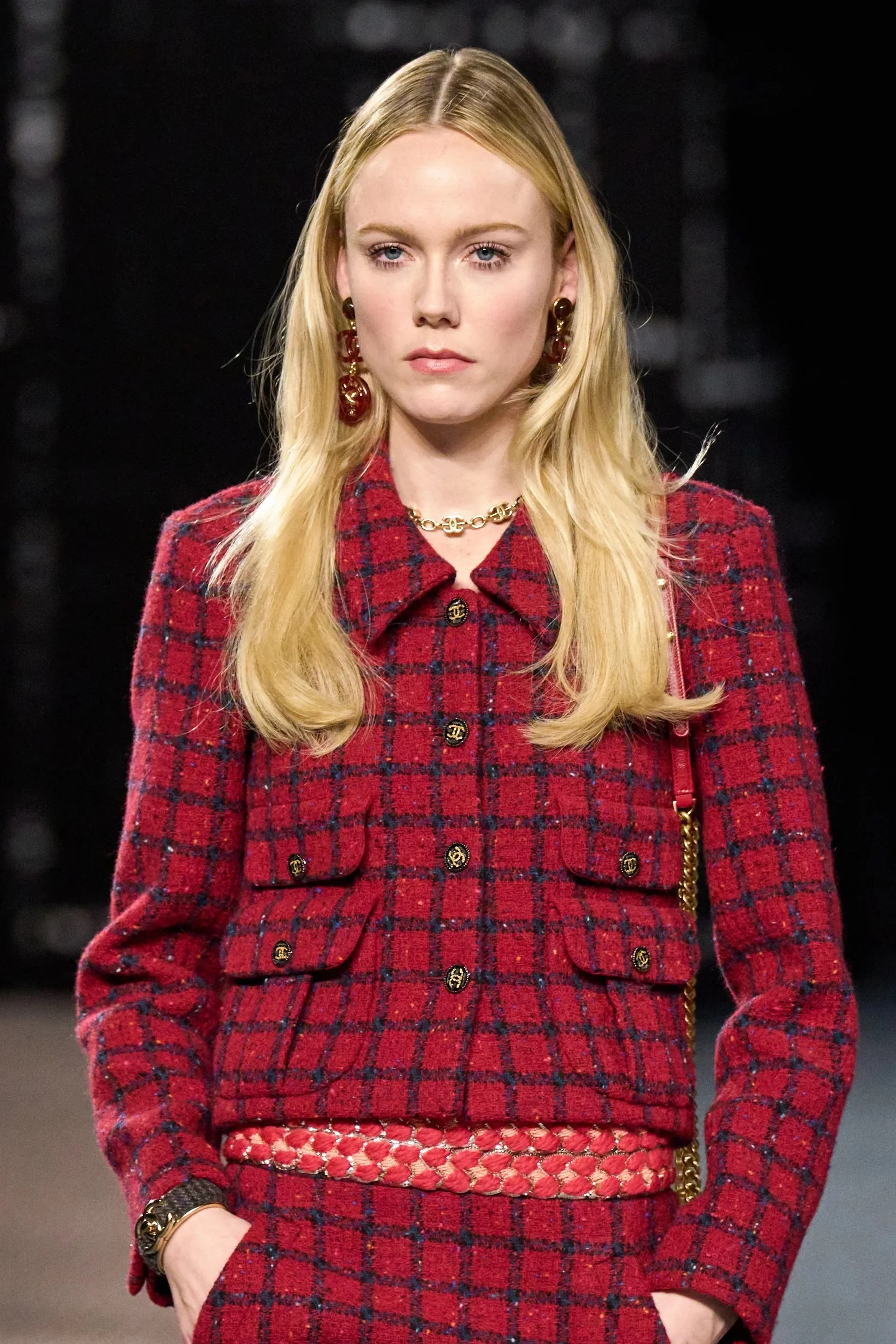 Chanel Check Wool Jacket with CC Buttons.jpg