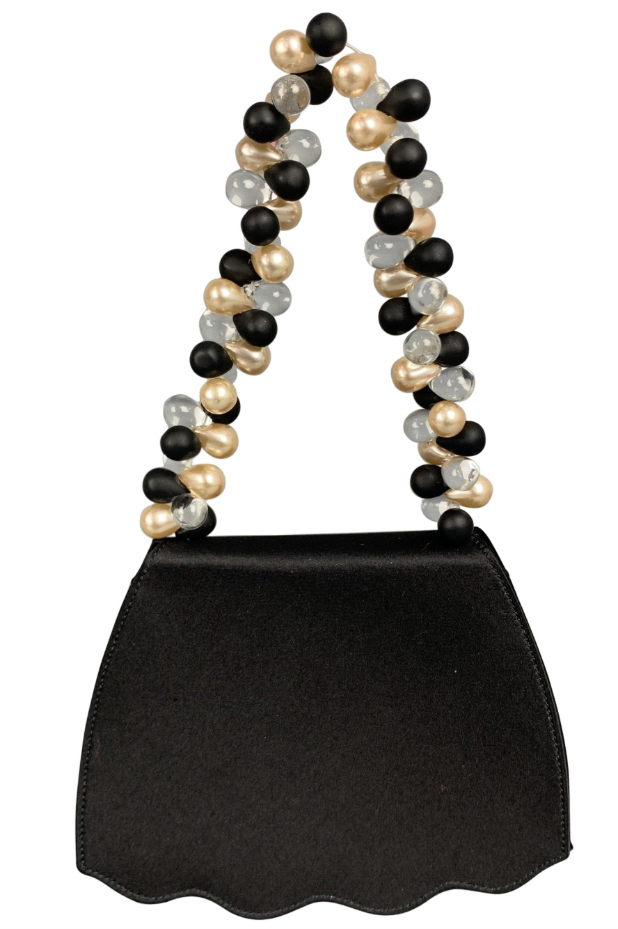 Renaud Pellegrino Satin Beaded Bag