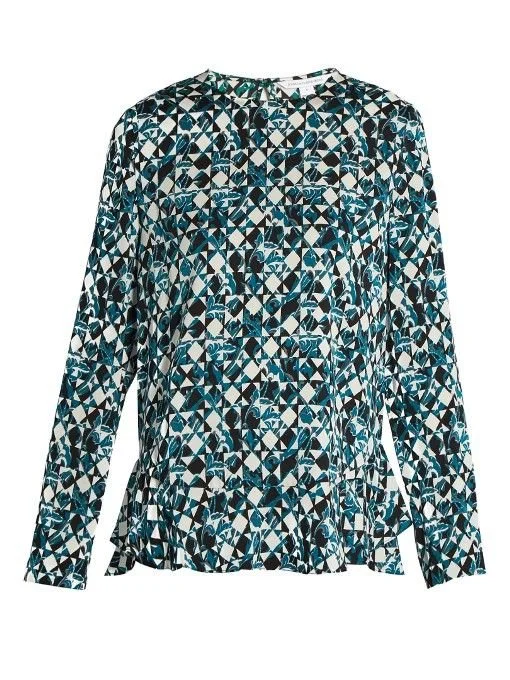 Diane von Furstenberg Galia Swing Blouse