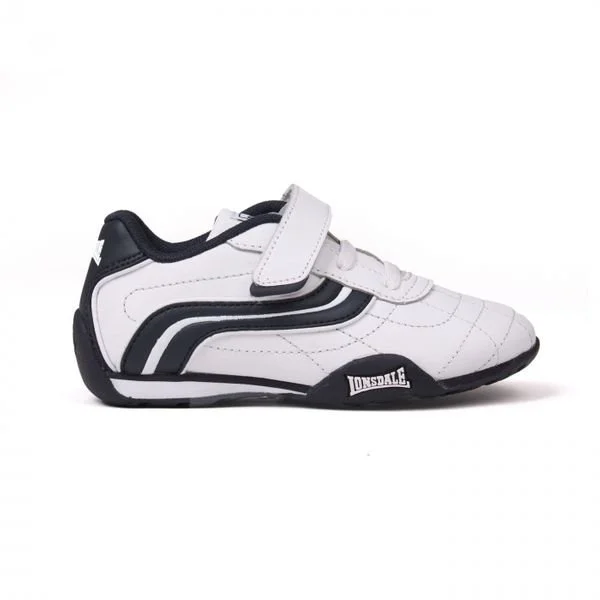Lonsdale Camden Infant Trainers in White and Navy