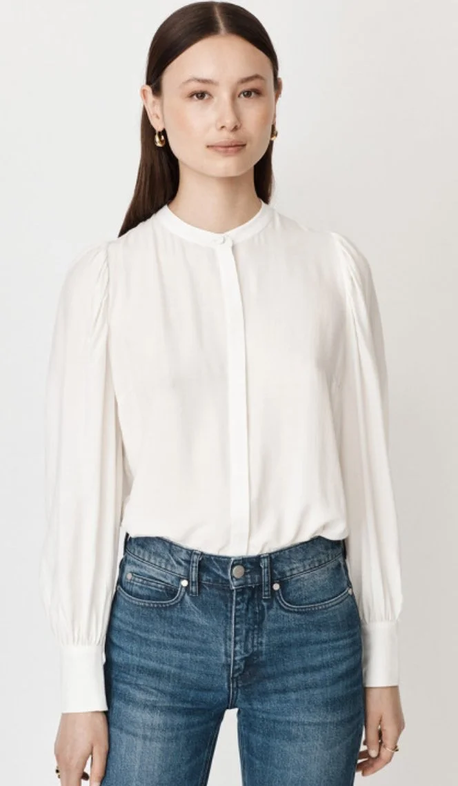 Mayla Clemence Blouse in White