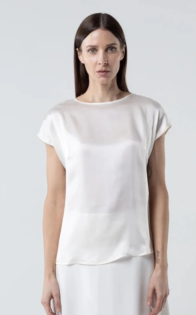 Vesna W Nathalie Top in Ivory