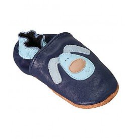 Carozoo Dog Baby Shoes in Blue.JPG