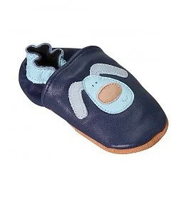 Carozoo Dog Baby Shoes in Blue