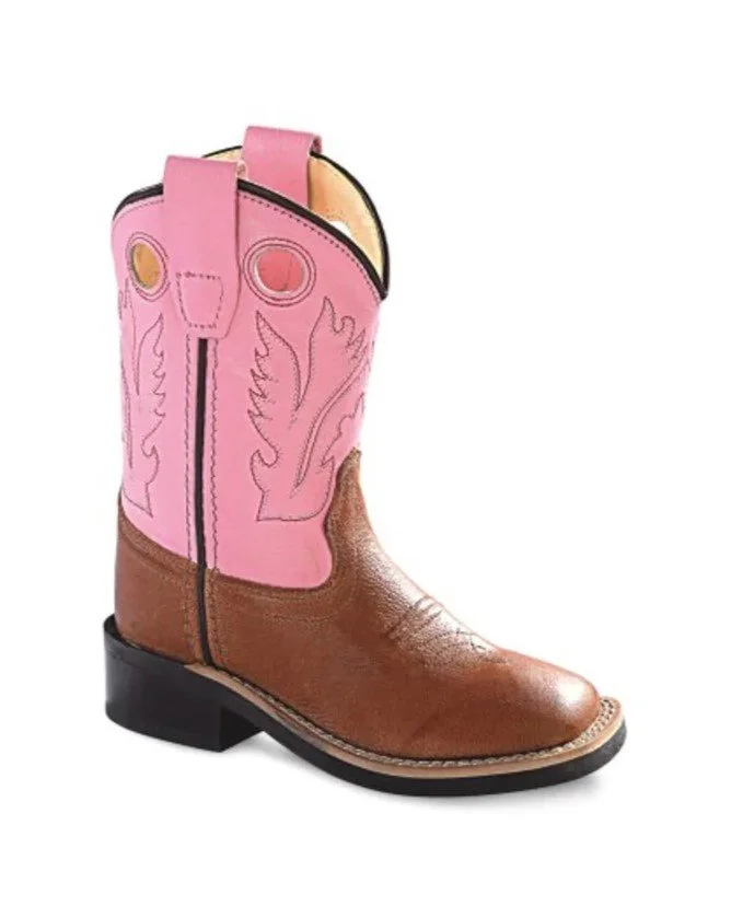 Old West Cowboy Boots in TanPink.jpg