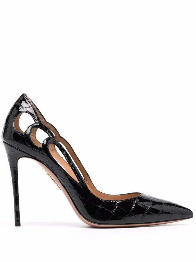 Aquazzura Forever Marilyn 85 Pumps in Black — UFO No More