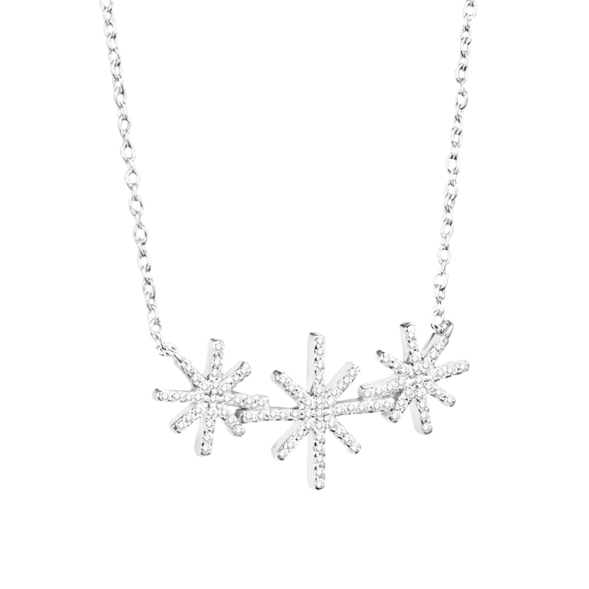 Efva Attling Beam & Stars Triple Necklace
