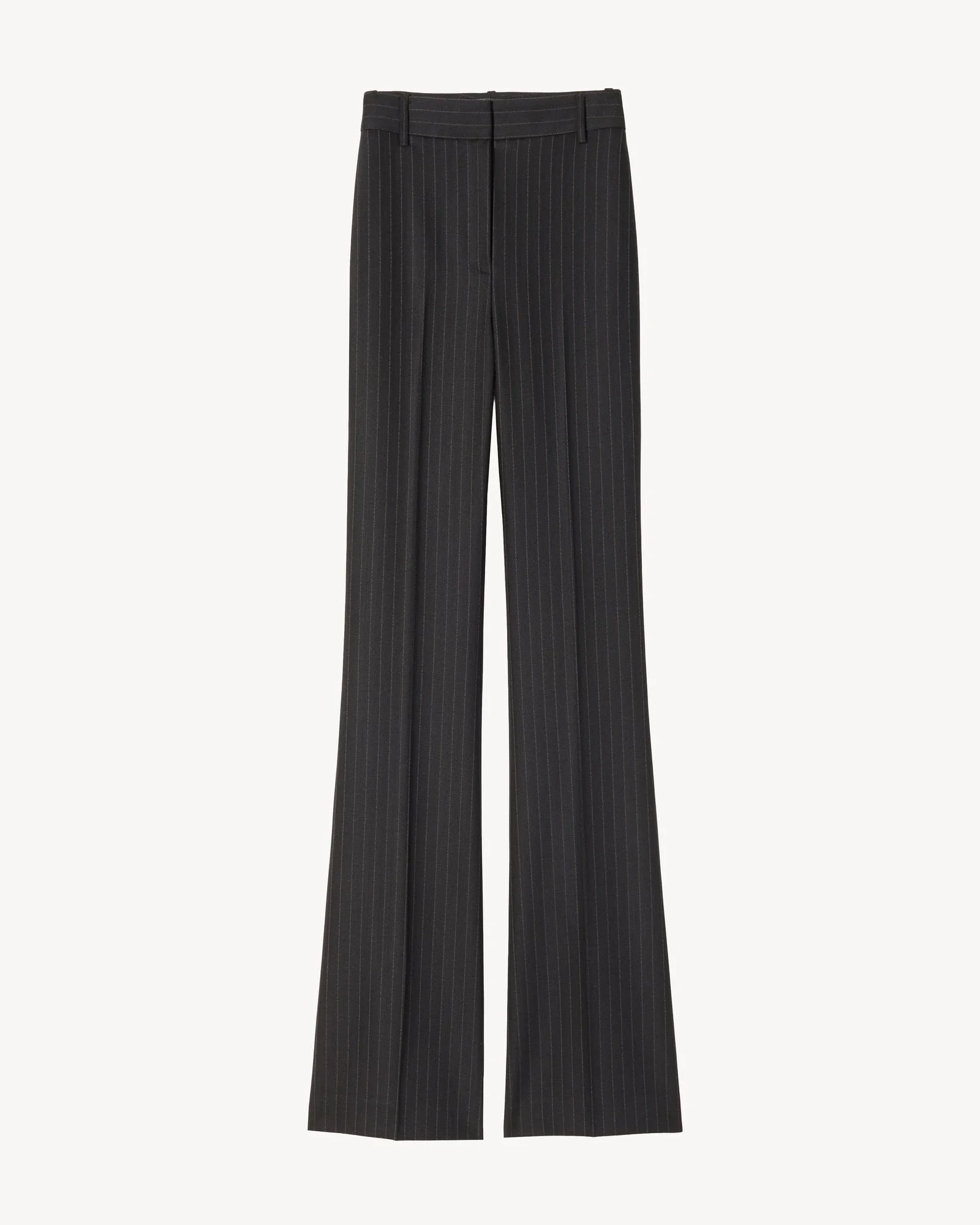 Nili Lotan Arielle Trousers in Black Pinstripe