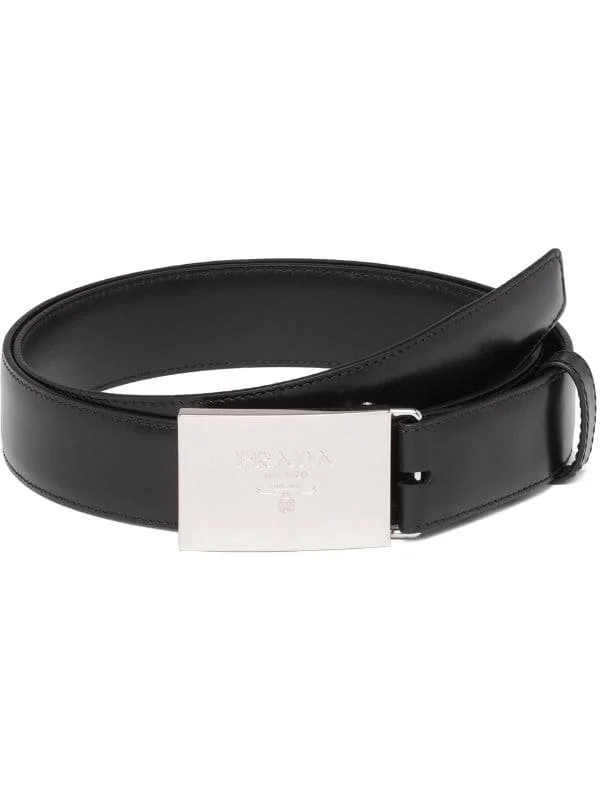 Prada Embossed Logo Belt