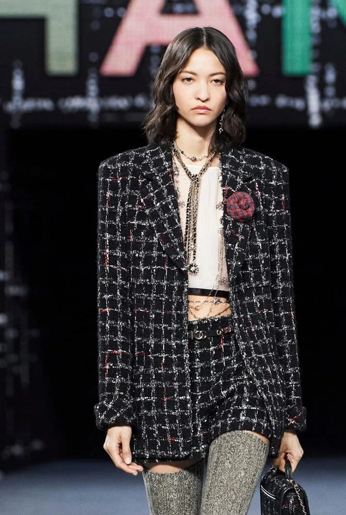 Chanel Cotton &amp; Wool Tweed Jacket