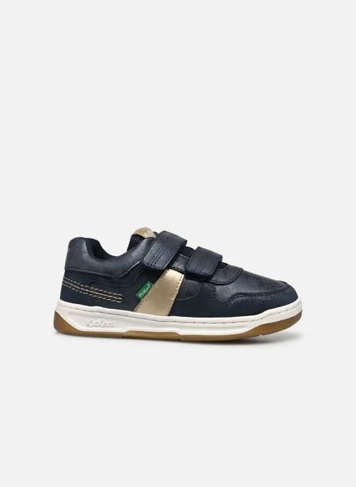 Kickers Kalido Sneakers in Navy/Gold