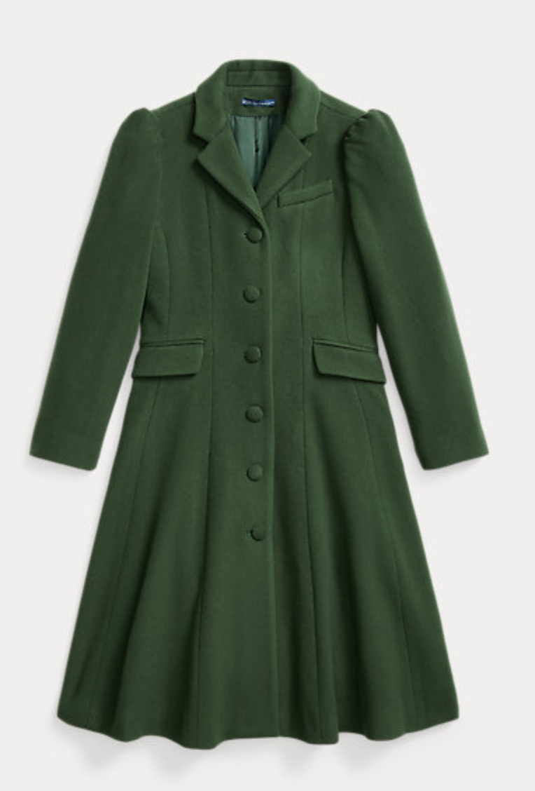 Ralph Lauren Wool-Blend Princess Coat