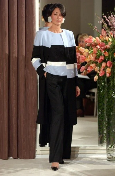 Gerald Watelet Couture Colorblock Coat