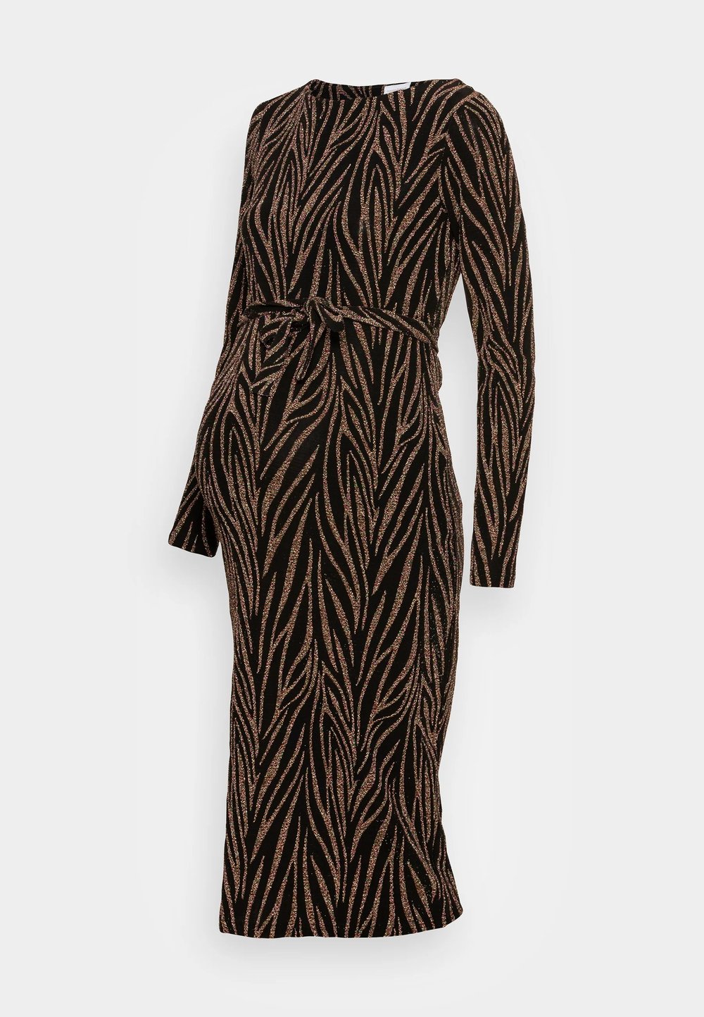 Mamalicious Metallic Midi Dress  UFO No More