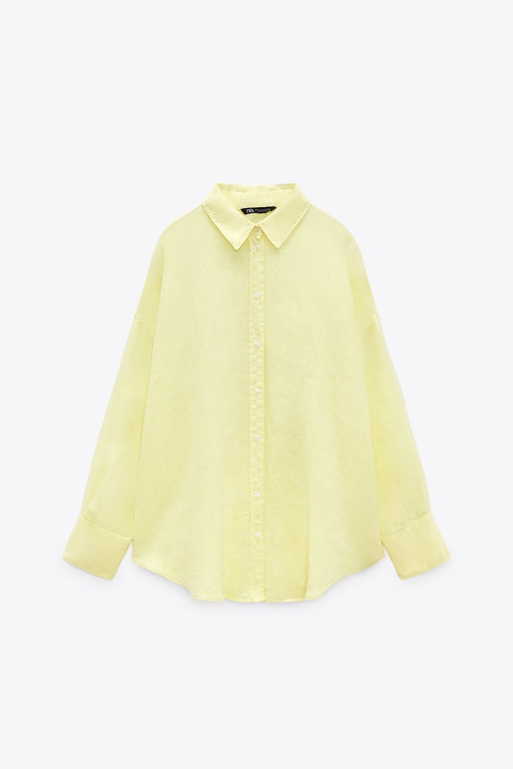 Linen Shirt - Light yellow - Ladies