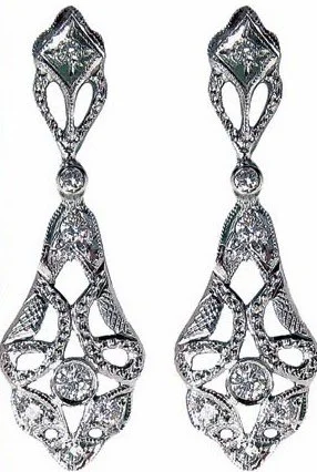 Asociación de Joyeros San Eloy Diamond Earrings