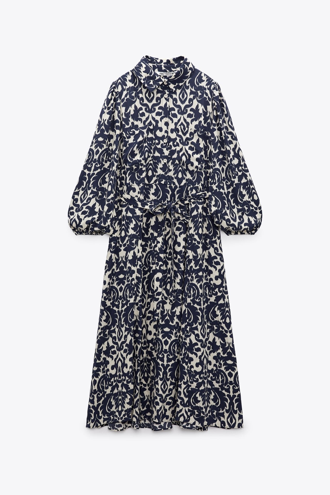 Zara Printed Midi Dress.jpeg