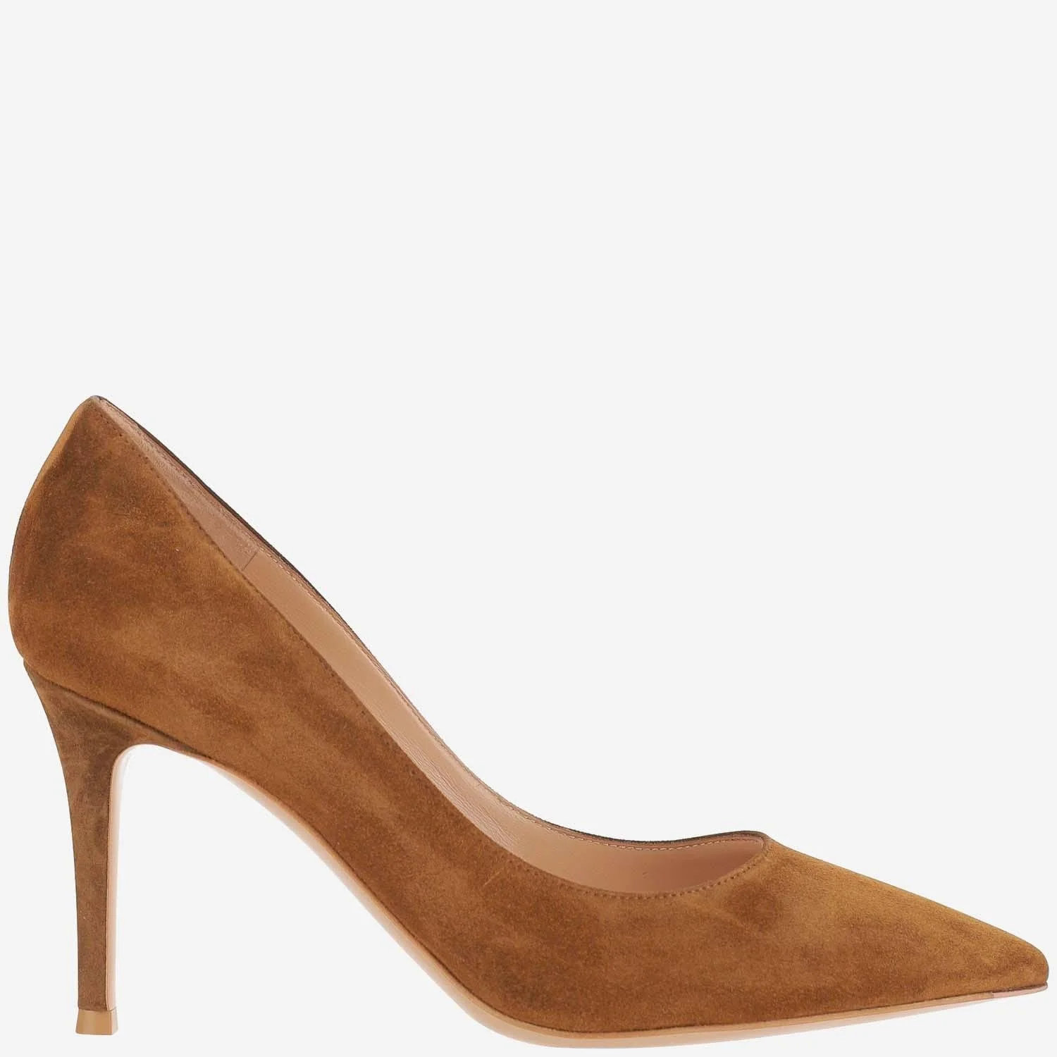Gianvito Rossi Gianvito 85 Pumps in Light Brown Suede