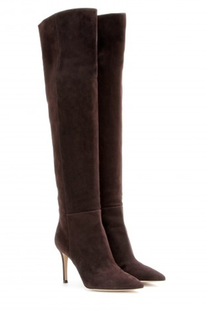 Gianvito Rossi 85 Suede Over-The-Knee Boots — UFO No More