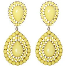 Supertrash Beaded Drop Earrings