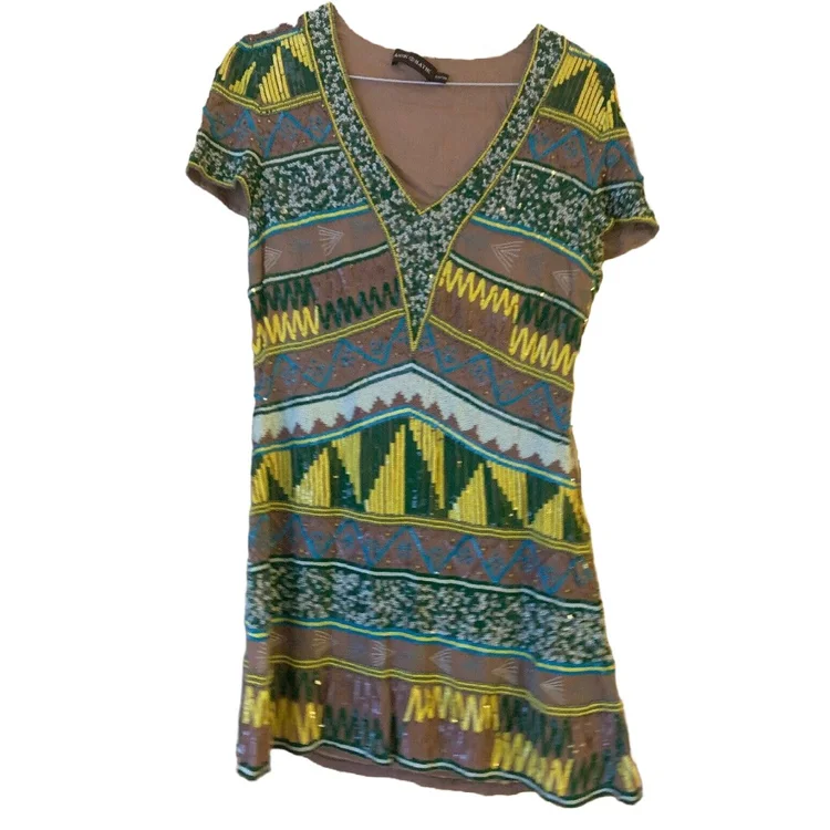 Antik Batik Sequin-Embellished Mini Dress  UFO No More