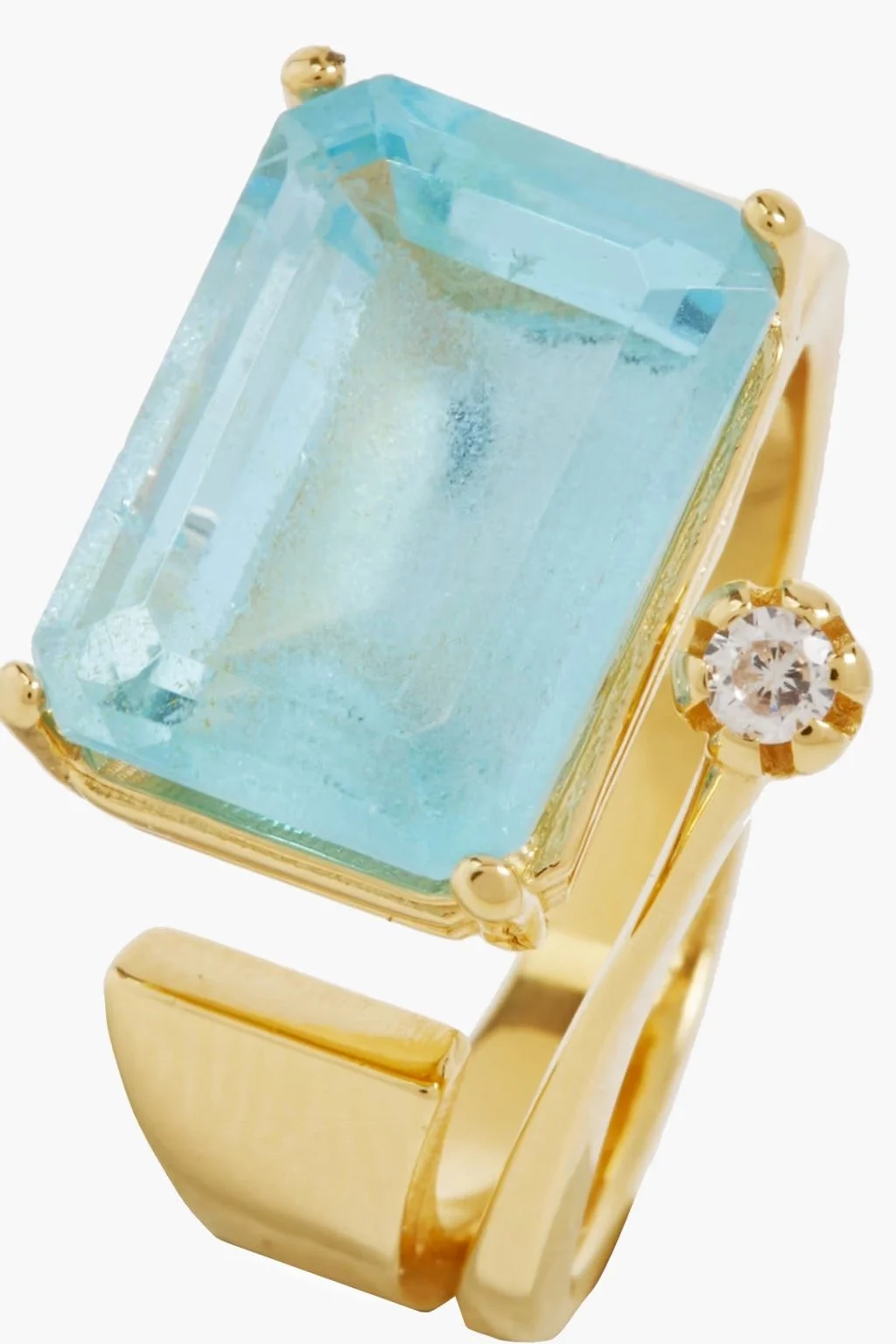 Cornelia Webb Warped Signet Ring with Pink Gemstone