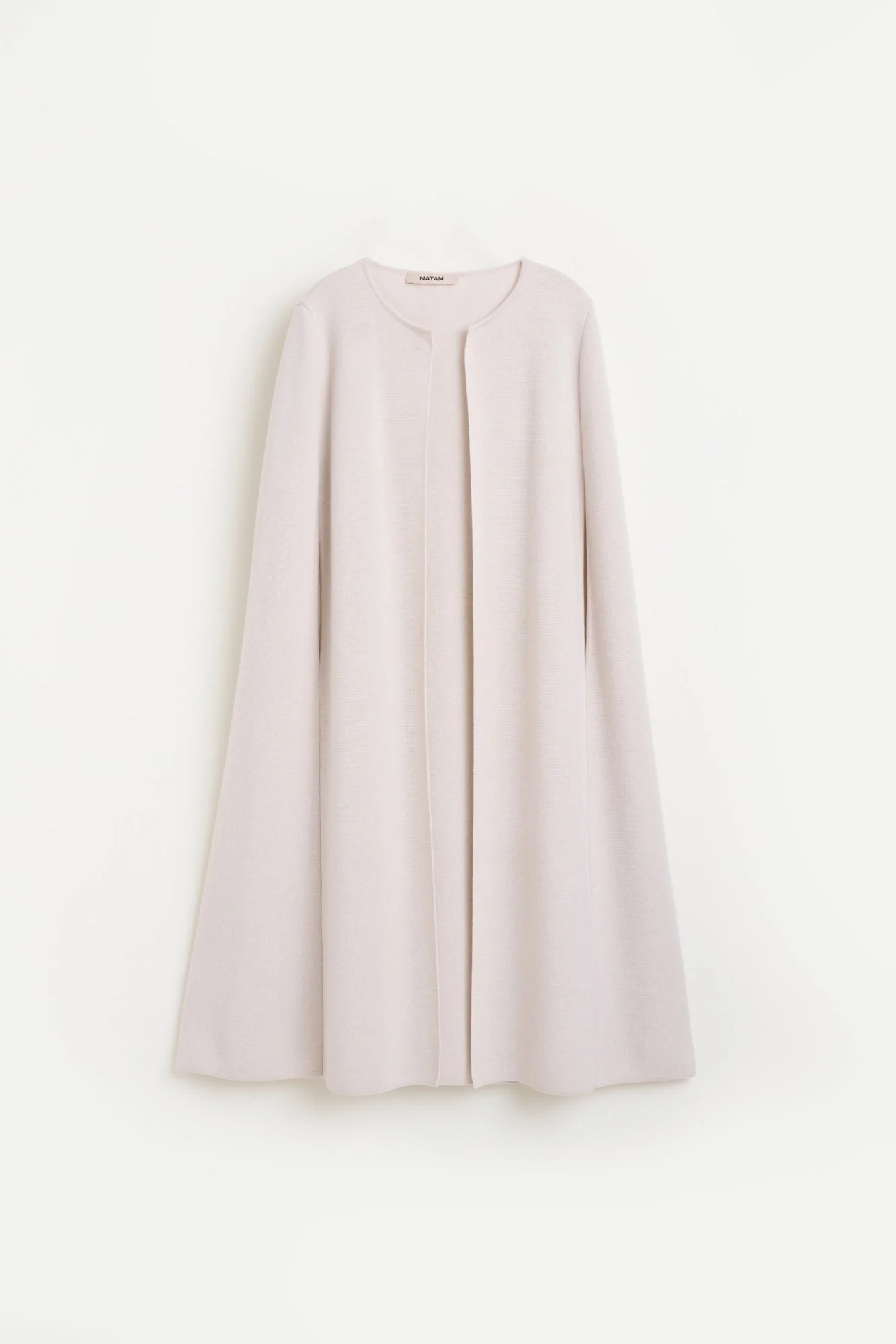 Natan Farce Wool Cape in Black