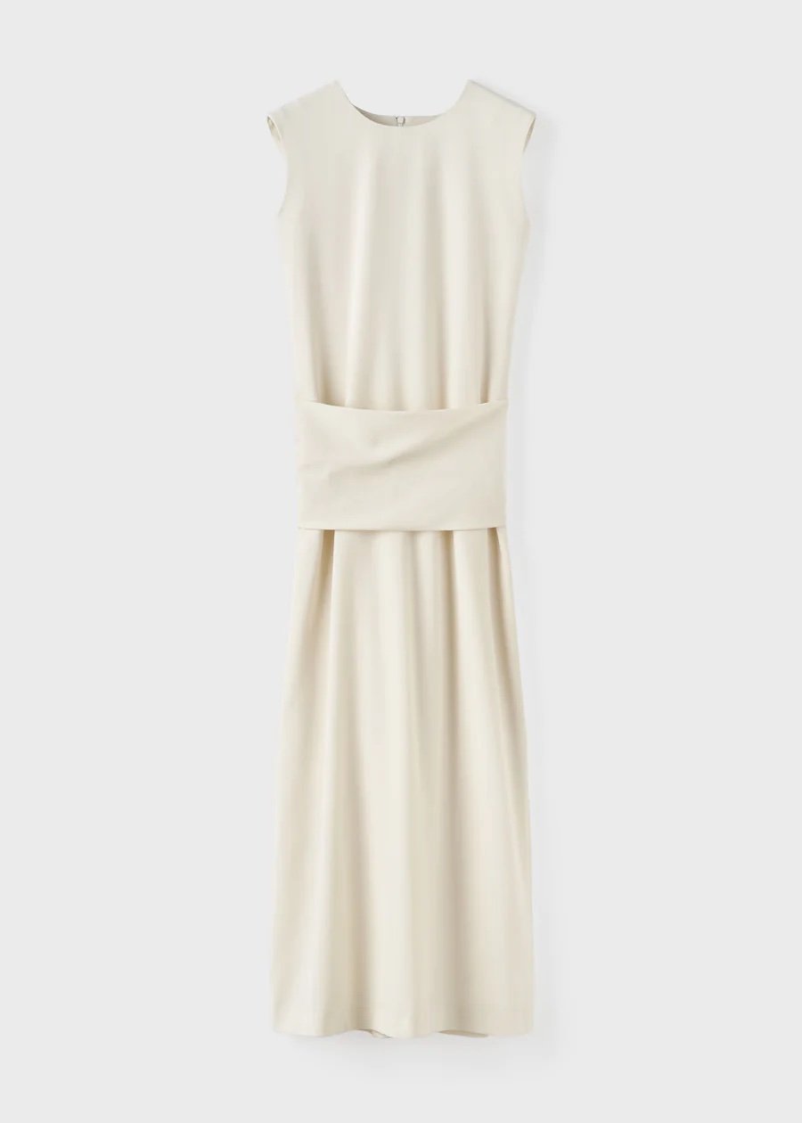 Toteme Wool Crepe Band Dress