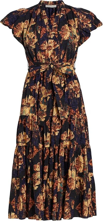 Ulla Johnson Ottilie Dress in Lupine