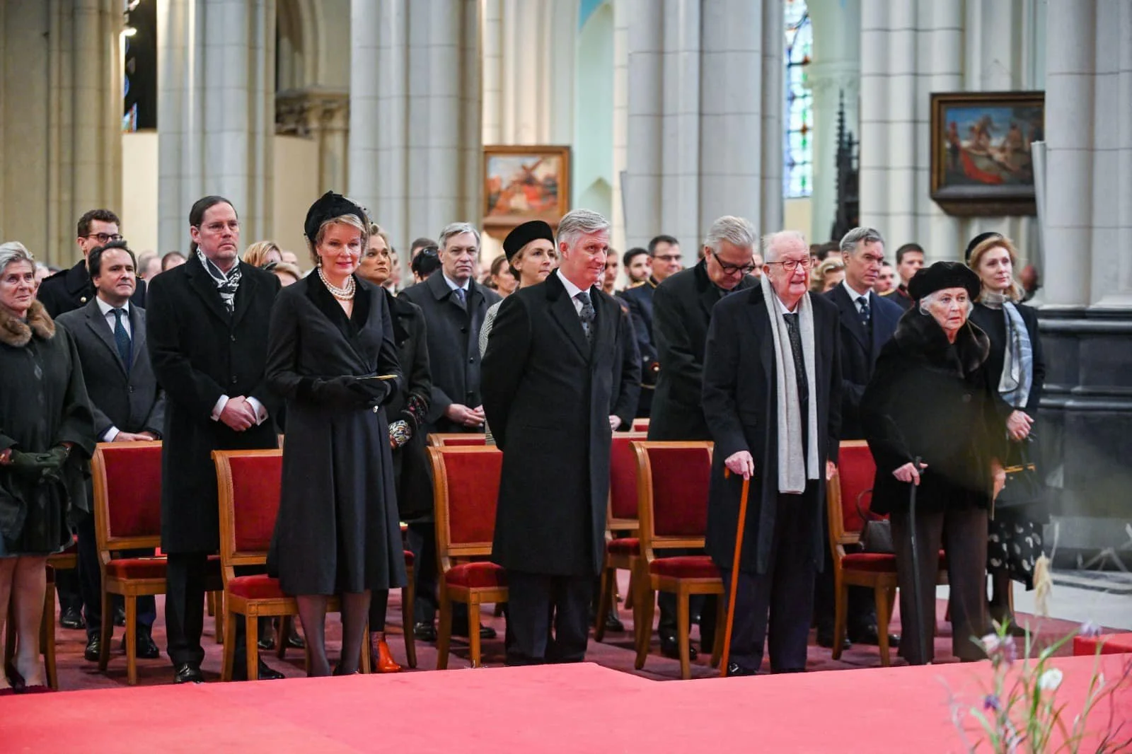 Belgian Royal Family attends tribute to deceased family members