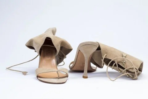 Edmundo Castillo Suede Lace Up Sandals