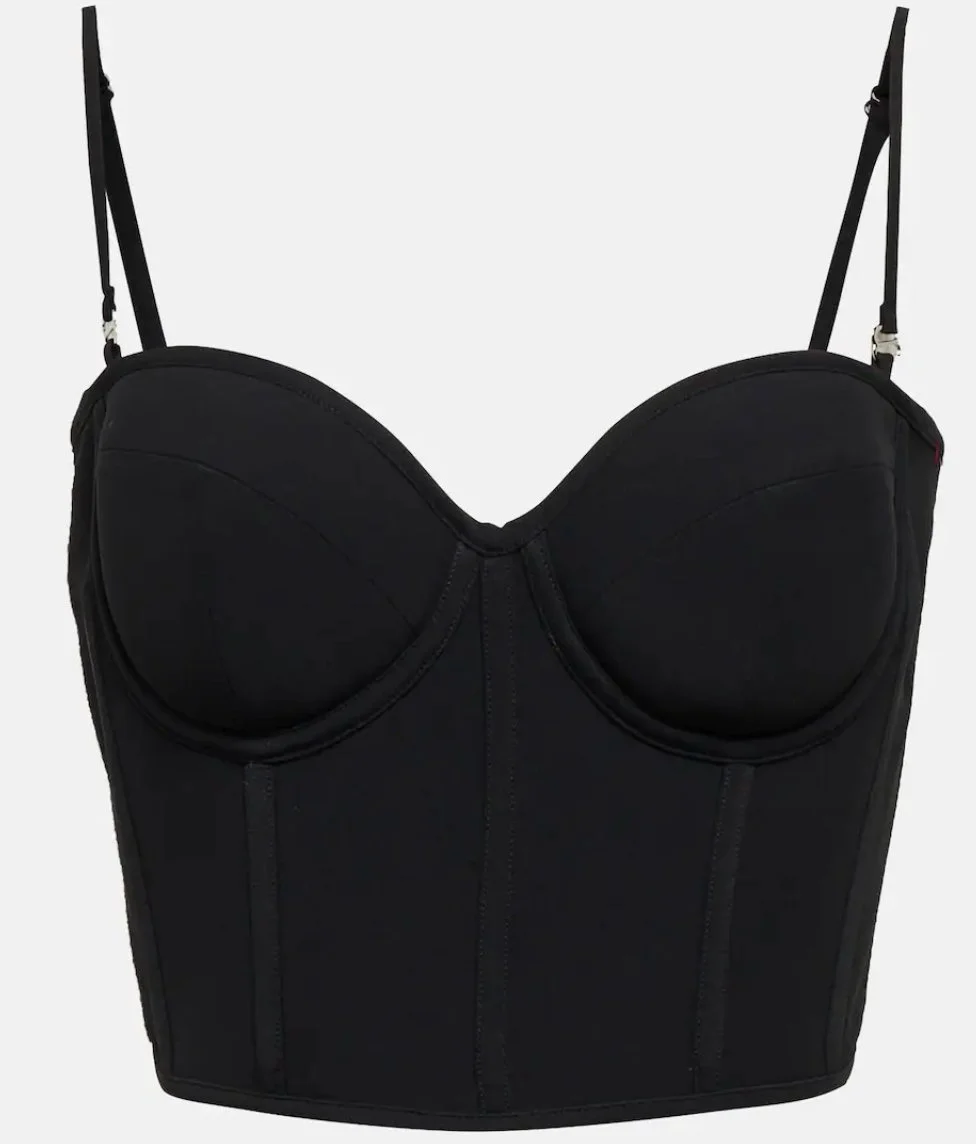 Alexander McQueen Corset Top in Black