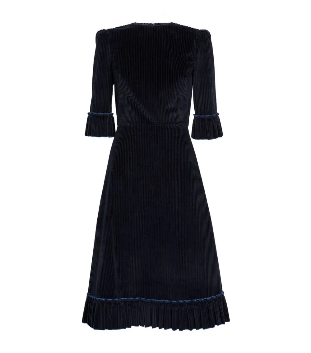 The Vampire’s Wife Corduroy Festival Midi Dress