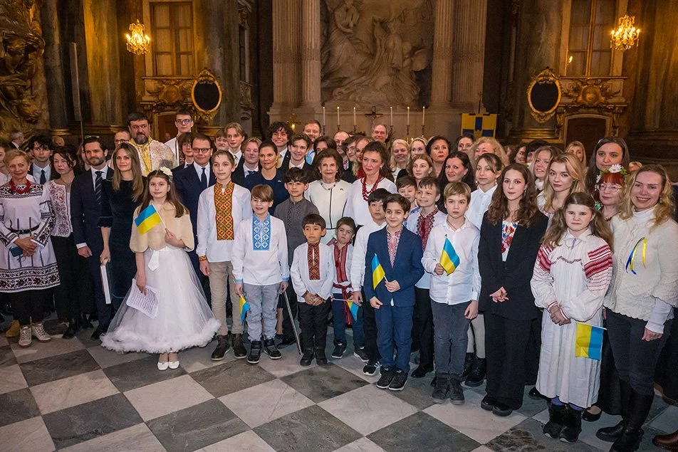 Swedish Royal Family attends Peace Service for Ukraine
