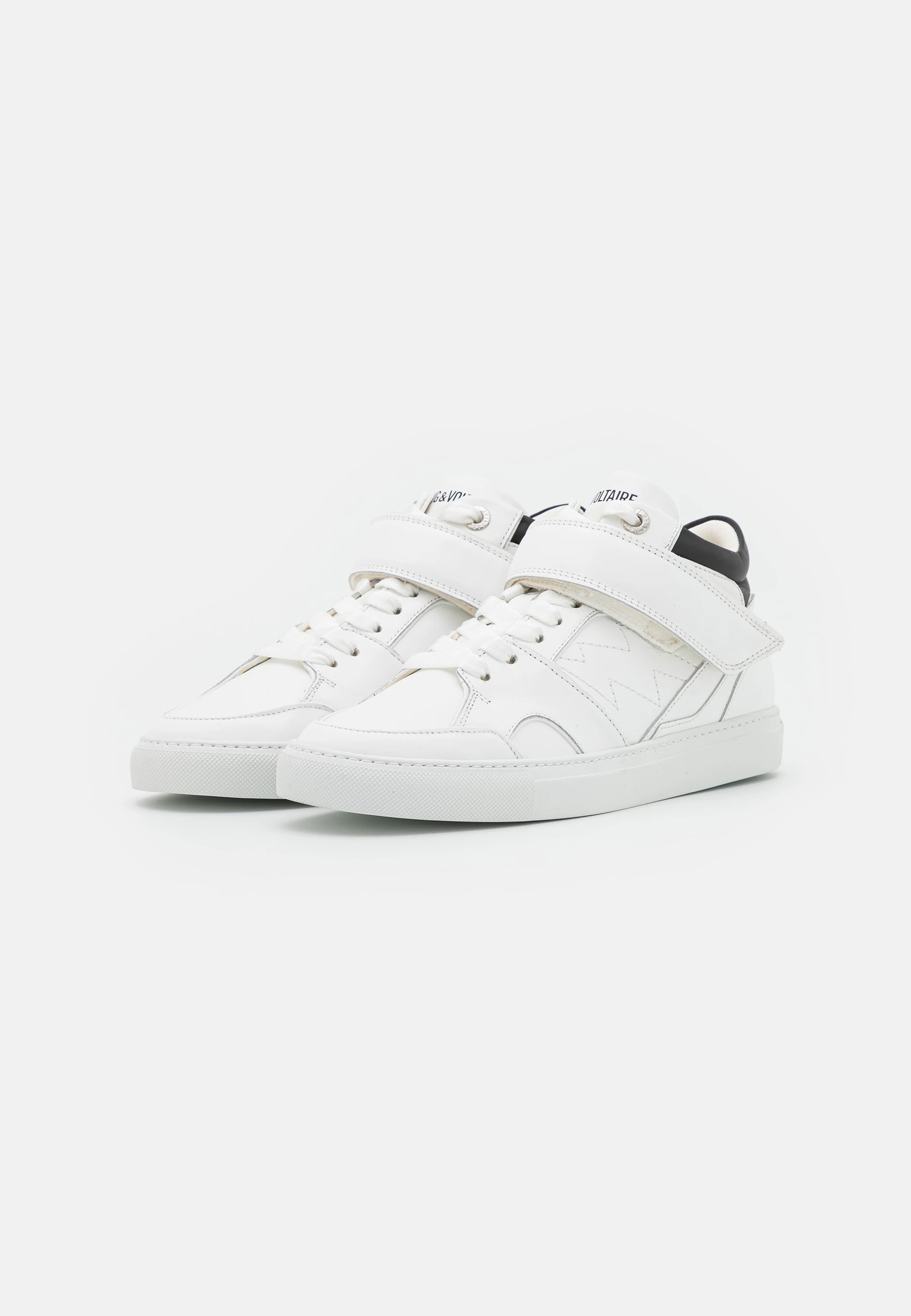 Zadig & Voltaire ZV1747 Mid Flash Sneakers in White.jpg
