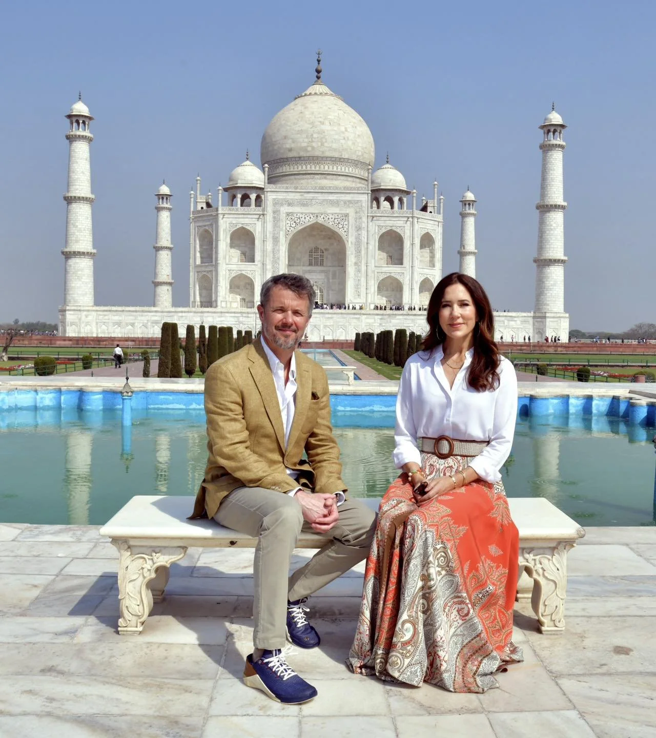 Crown Prince Frederik and Crown Princess Mary visit India - Day 1