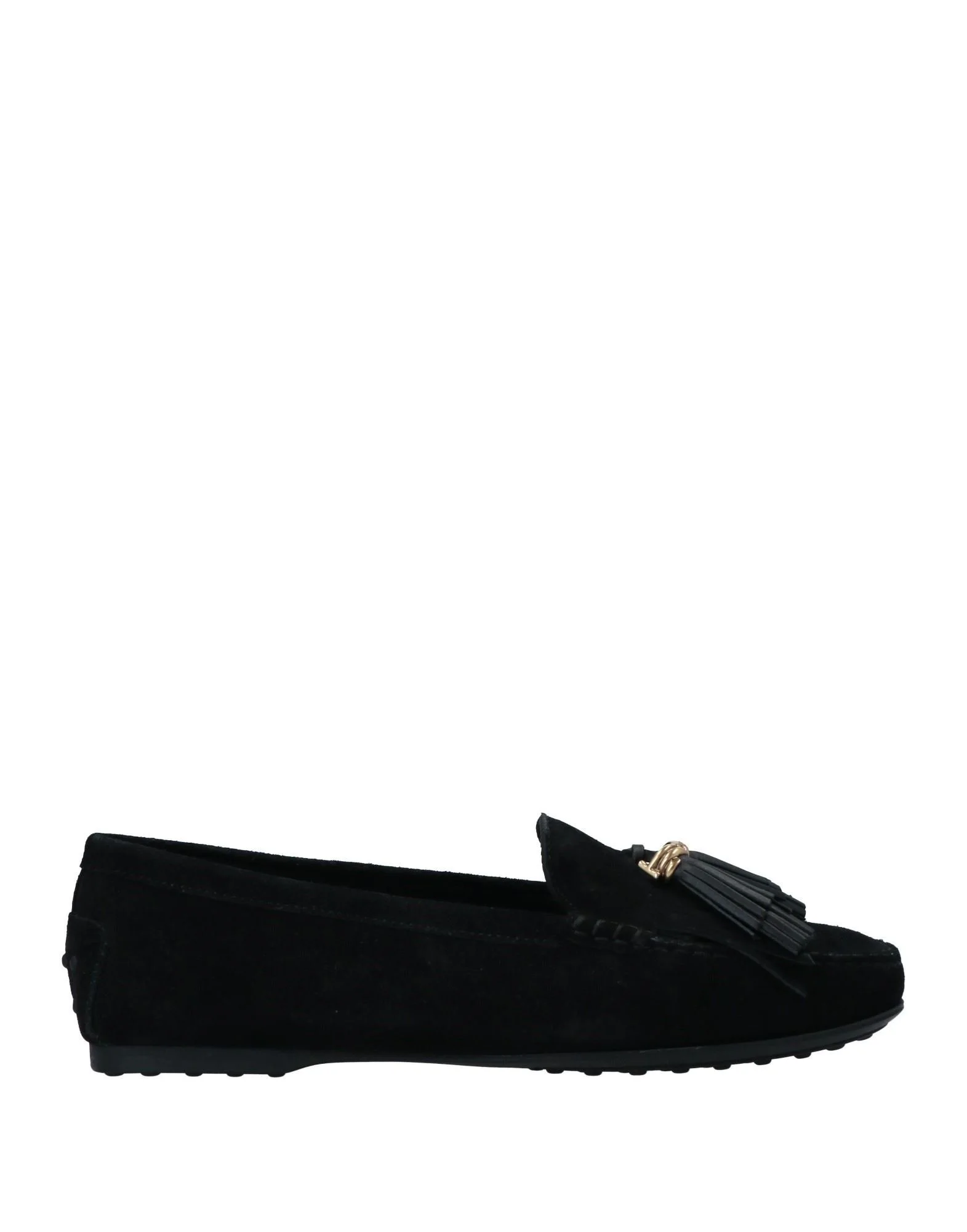 Tod’s Tassel Suede Loafers in Navy