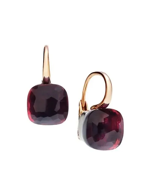 Pomellato Nudo Classic Earrings in Garnet