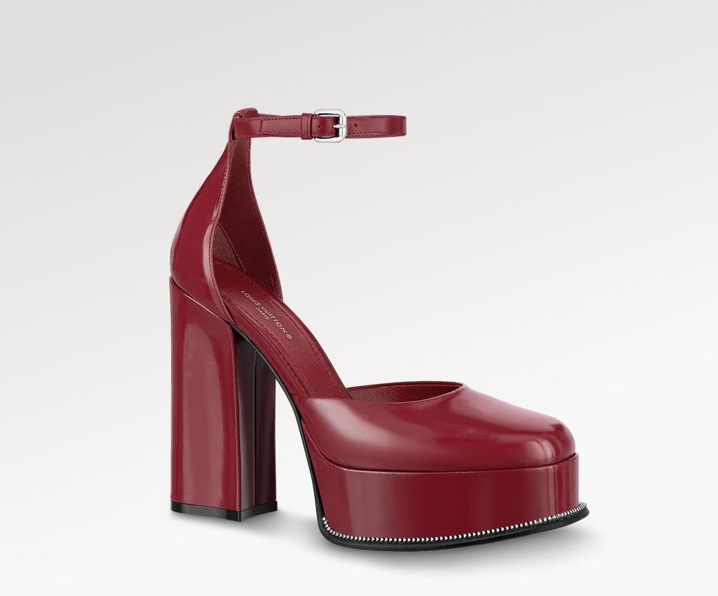 Louis Vuitton Fame Platform Pumps in Grenat — UFO No More