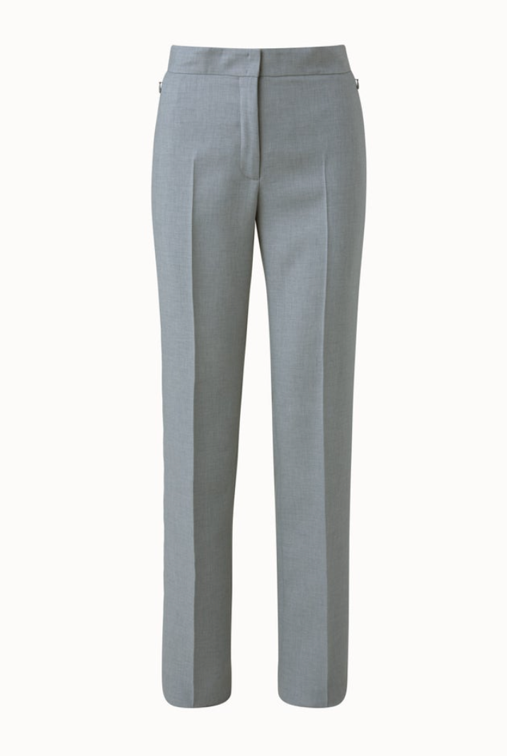 Akris Carl Trousers in Dusty Blue