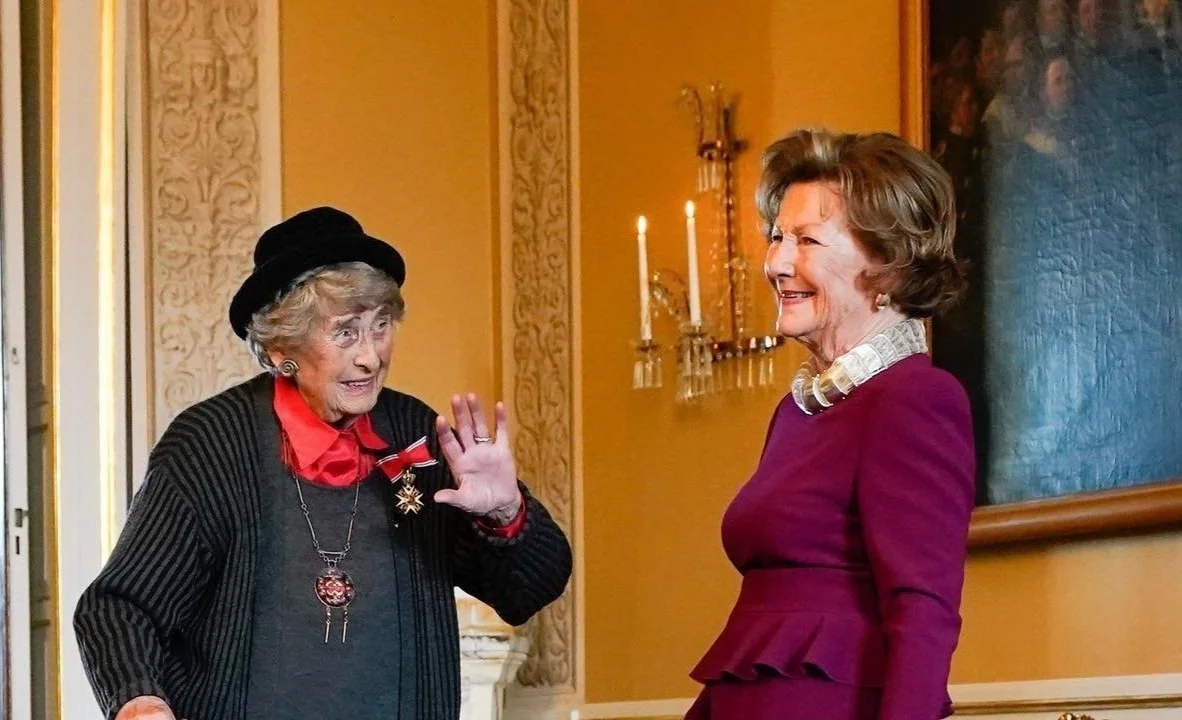 Queen Sonja hosts International Women's Day lunch at Royal Palace