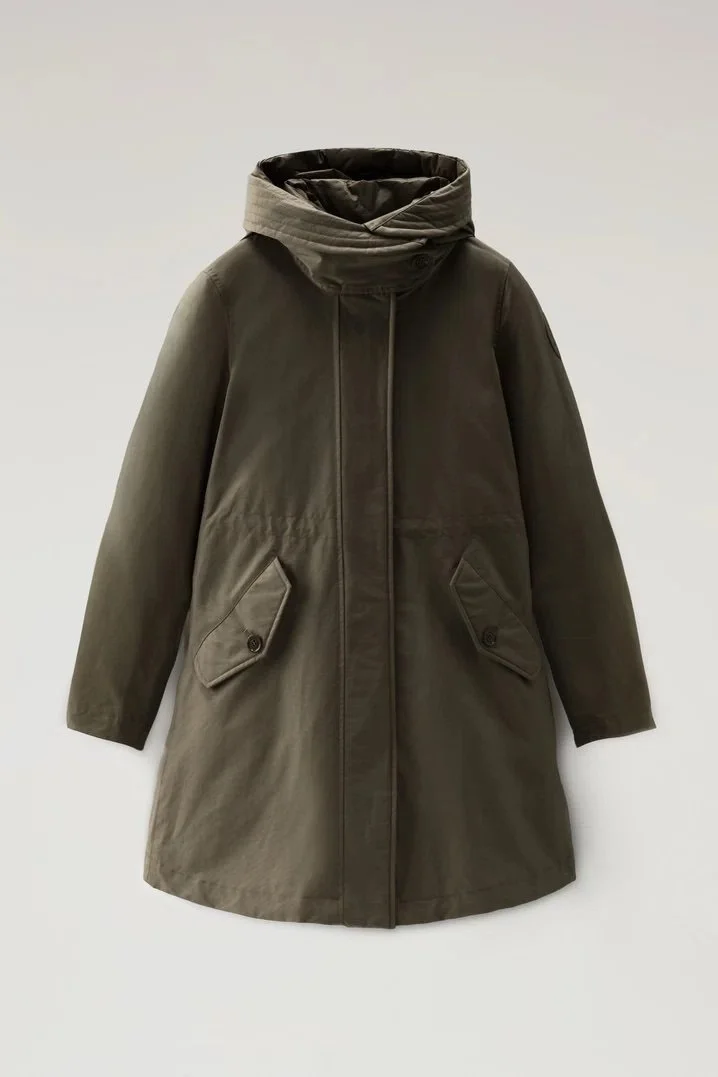Woolrich Long Military 3-in-1 Parka