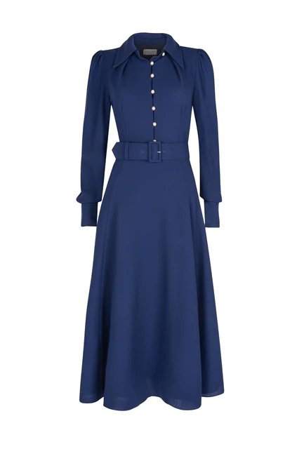 Beulah London Ahana Dress in Navy.jpg