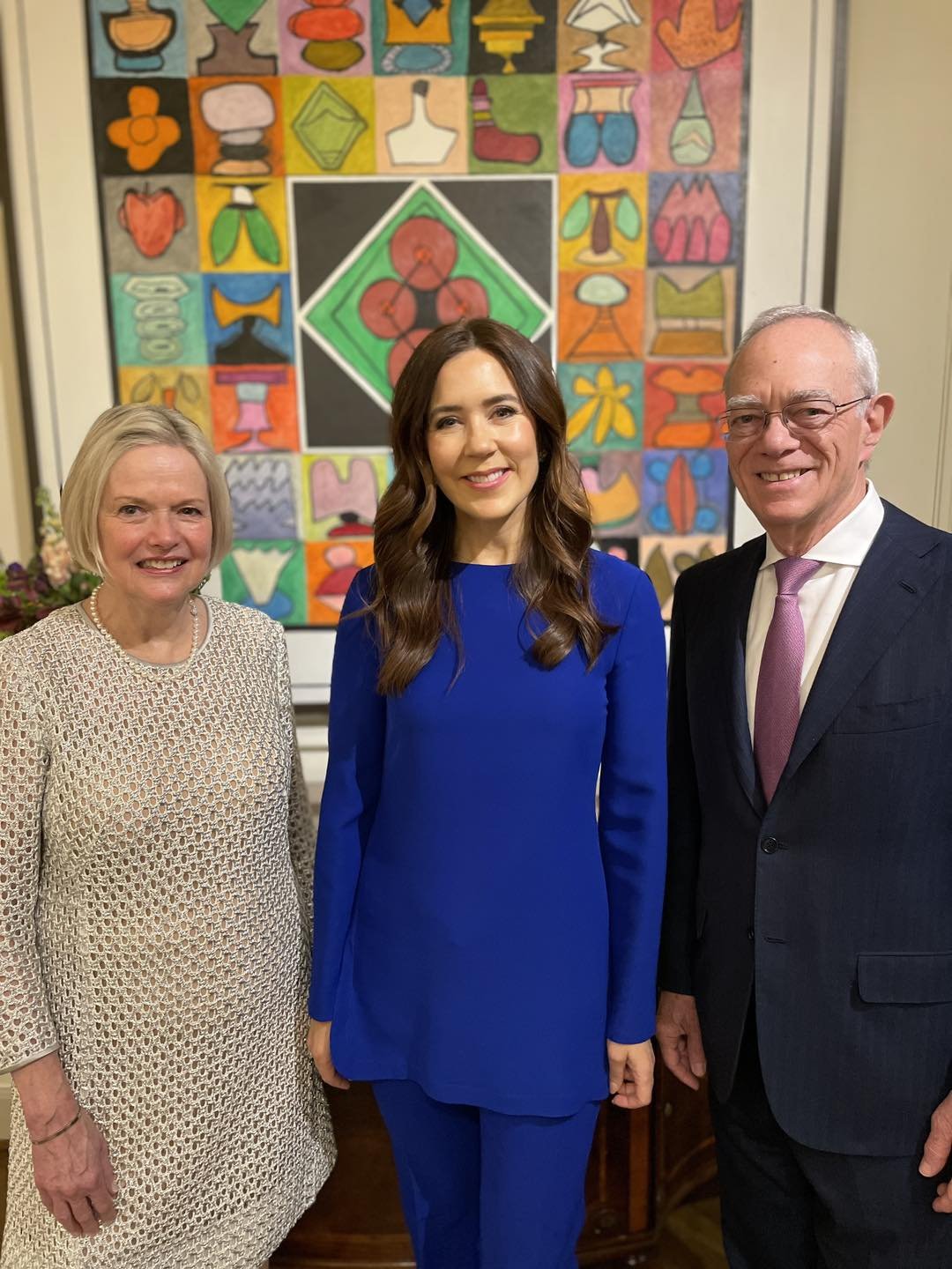 Crown Princess Mary meets US Ambassador to Denmark with the Crown