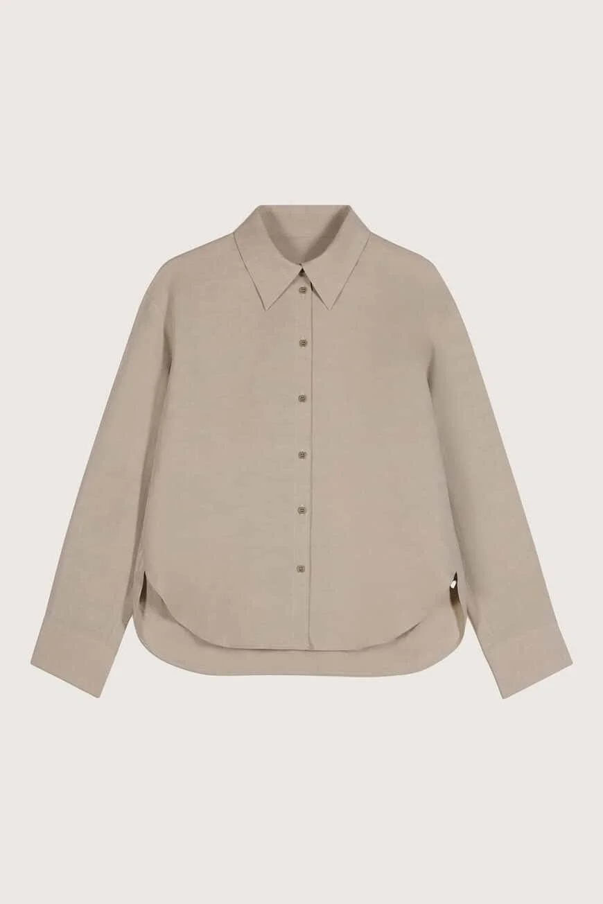 Ba&Sh Benco Shirt in Khaki