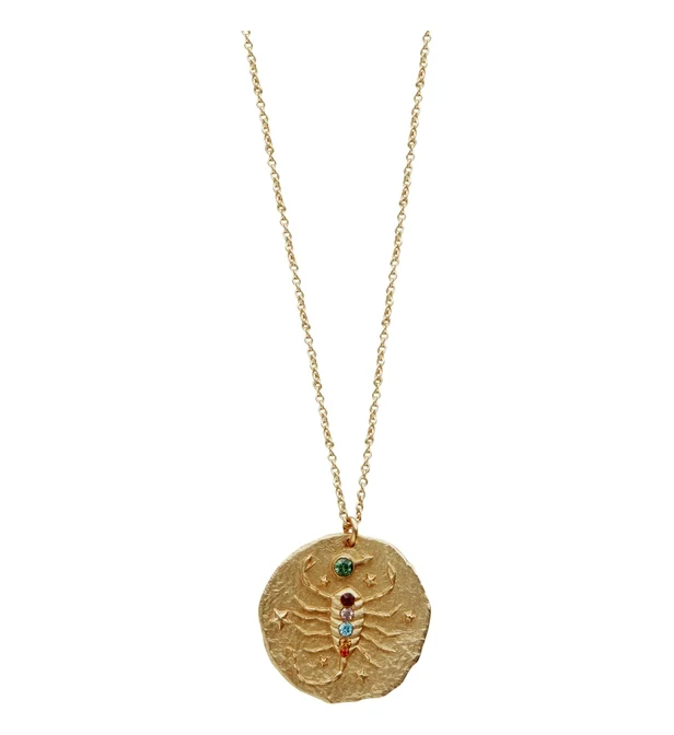 Maje Scorpio Zodiac Sign Necklace