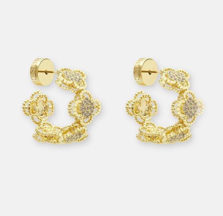 Carolina Herrera Rosetta Crystals Earrings — UFO No More