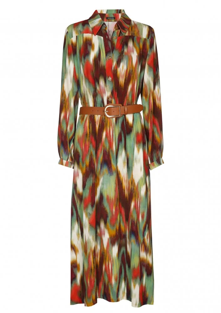 Caroline Biss Soft-Fitting Midi Dress