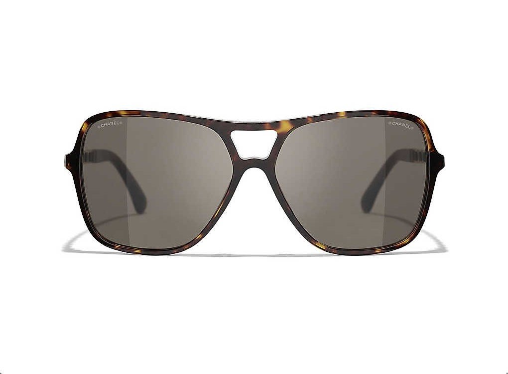 Chanel Pilot Sunglasses in Gray  Lyst