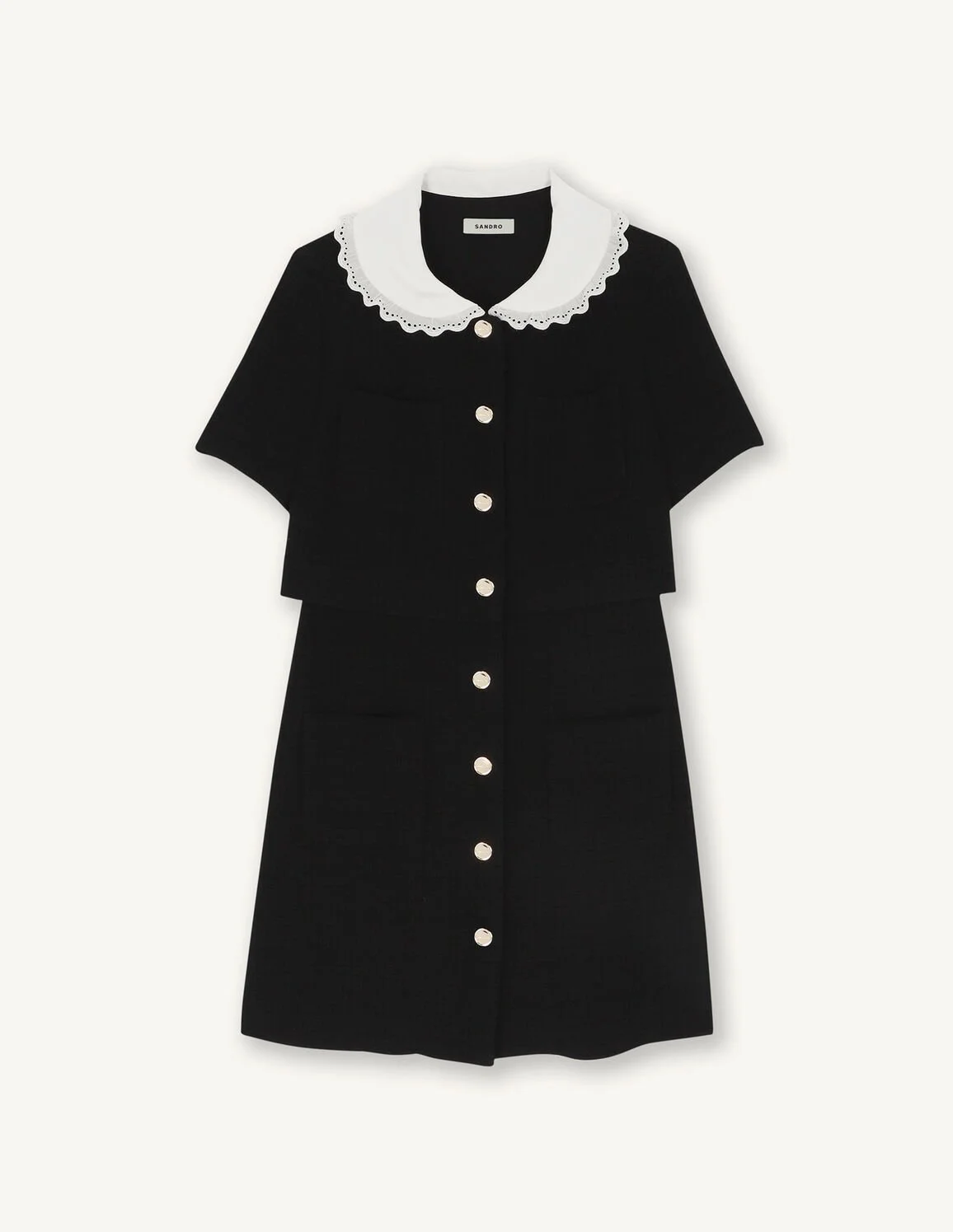 Sandro Short Tweed Dress